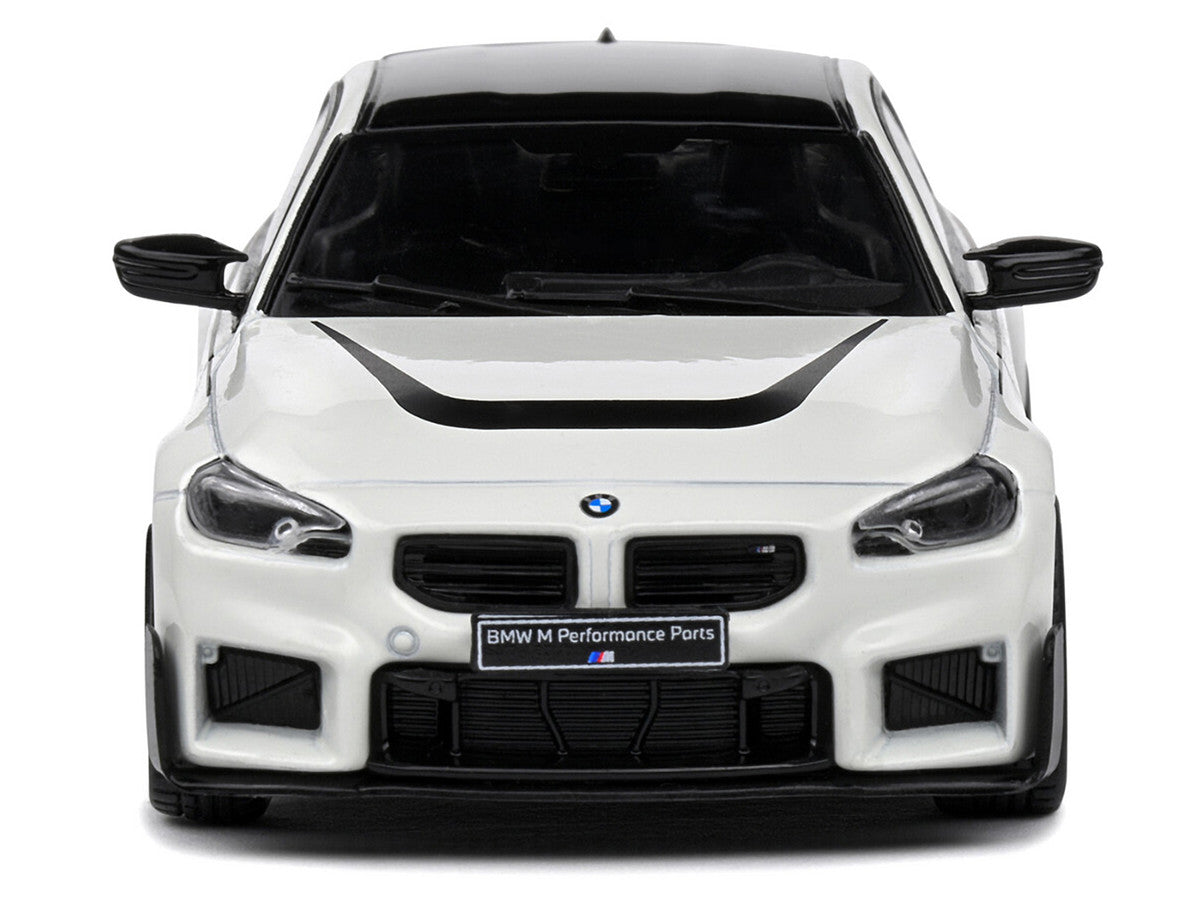 2023 BMW M2 M Performance (G87) Alpine White with Black Top 1/43 Diecast Model Car by Solido